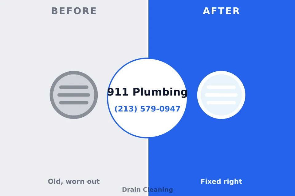 Before and after: plumbing repair Union City, PA